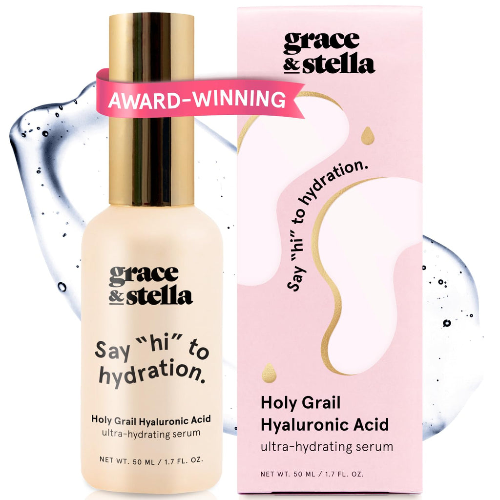 Award Winning Hyaluronic Acid Serum (50Ml/1.7 Fl Oz) Hydrating Hyaluronic Acid Serum for Face - Acido Hialuronico for Women - Remove Fine Lines, Wrinkles, anti Aging - Vegan Skincare