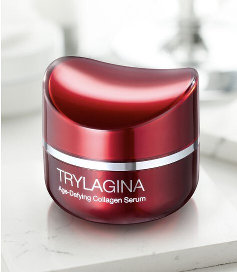 Set Trylagina 12X Ultimate Collagen Serum Foaming Sunscreen anti Age Health Skin