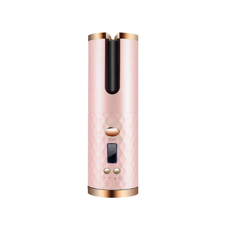 Fer à boucler automatique sans fil portable – 3 couleurs, charge USB, anti-brûlure, pour coiffage