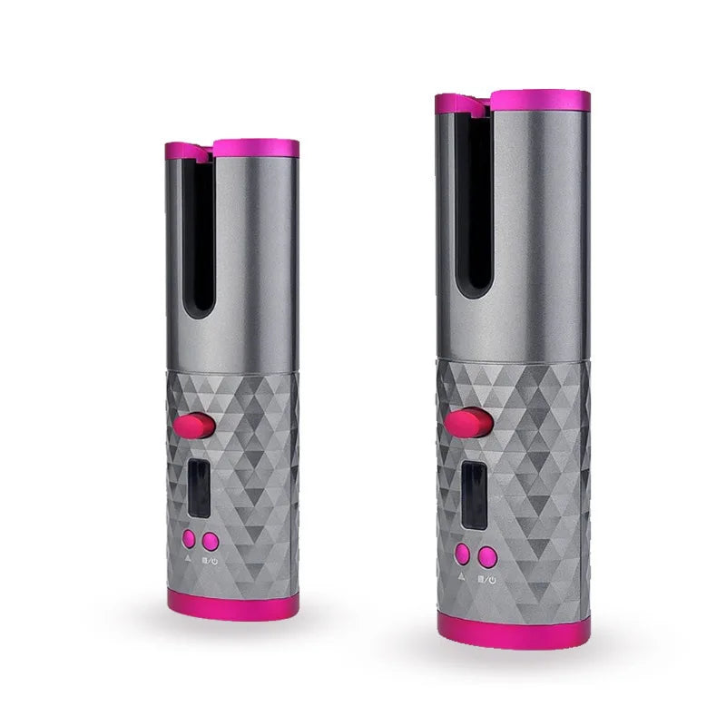 Fer à boucler automatique sans fil portable – 3 couleurs, charge USB, anti-brûlure, pour coiffage