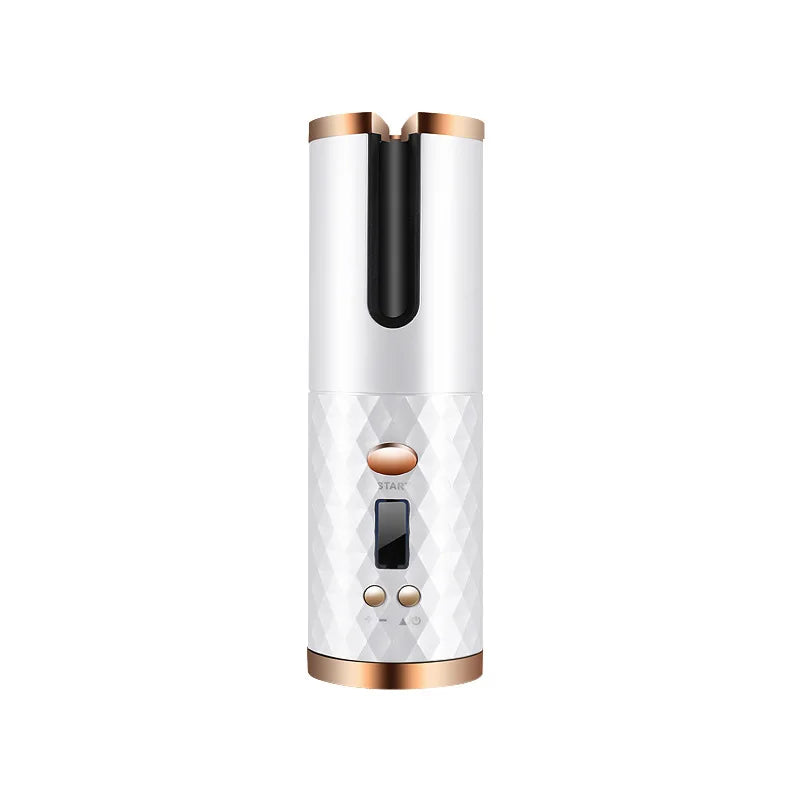 Fer à boucler automatique sans fil portable – 3 couleurs, charge USB, anti-brûlure, pour coiffage