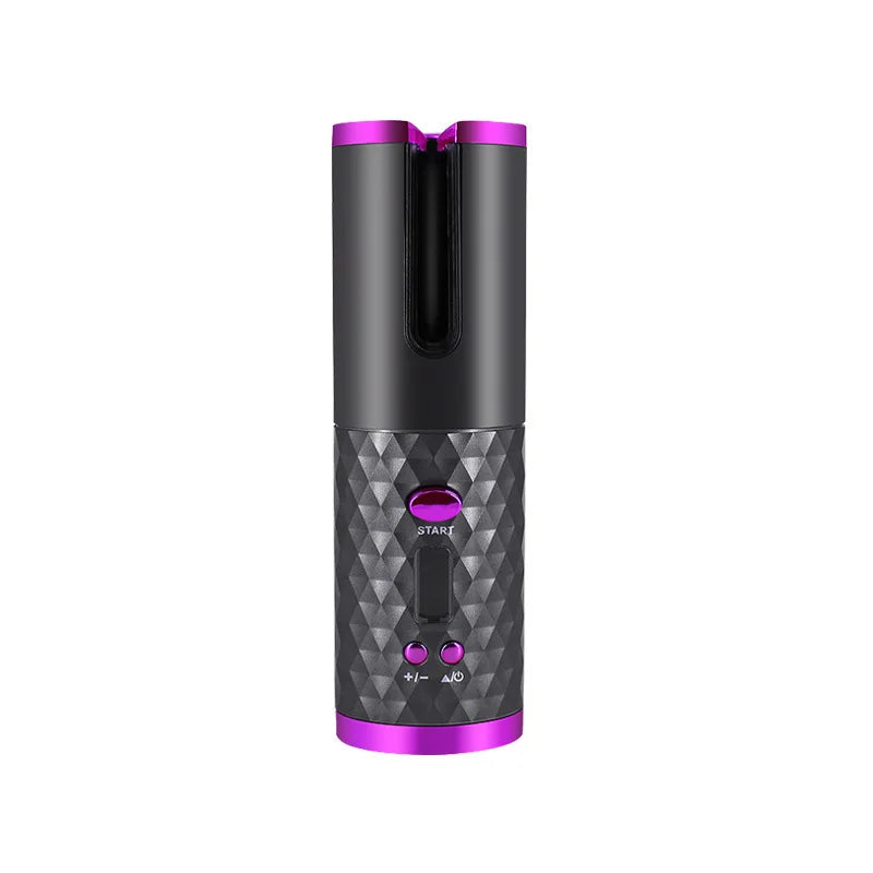 Fer à boucler automatique sans fil portable – 3 couleurs, charge USB, anti-brûlure, pour coiffage