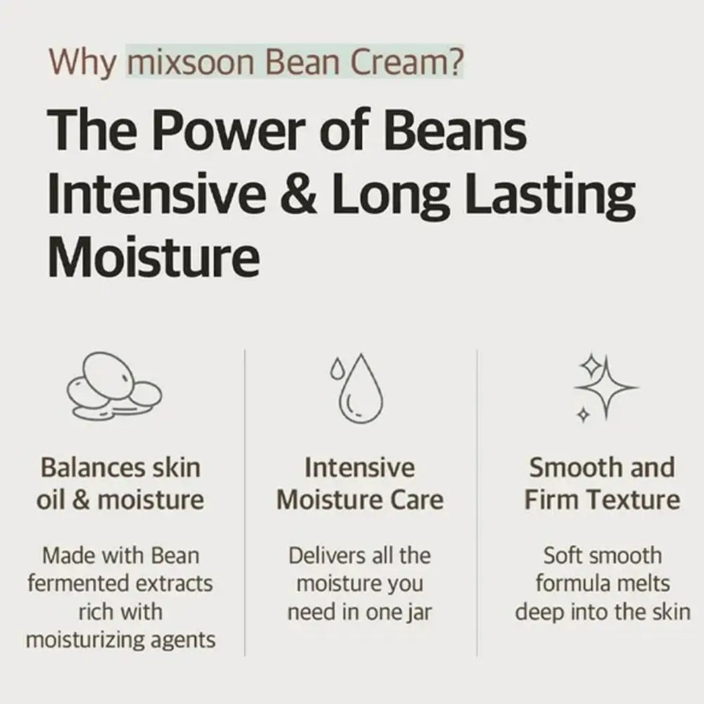 Mixsoon — Routine K-Beauty Crème Bean & Protection SPF50