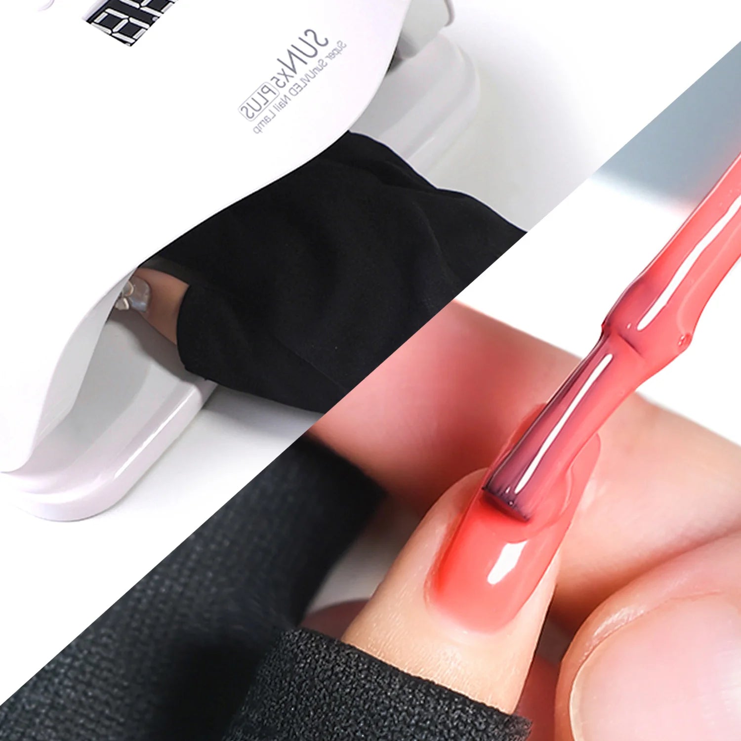 Gants anti-UV professionnels – Protection pour manucure, extensibles, sans doigts, pour usage à domicile et en extérieur