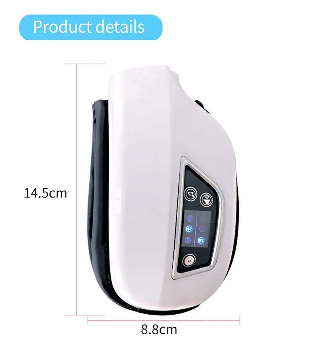 Masseur Oculaire Intelligent Pliable — Vibration, Compression & Musique Bluetooth