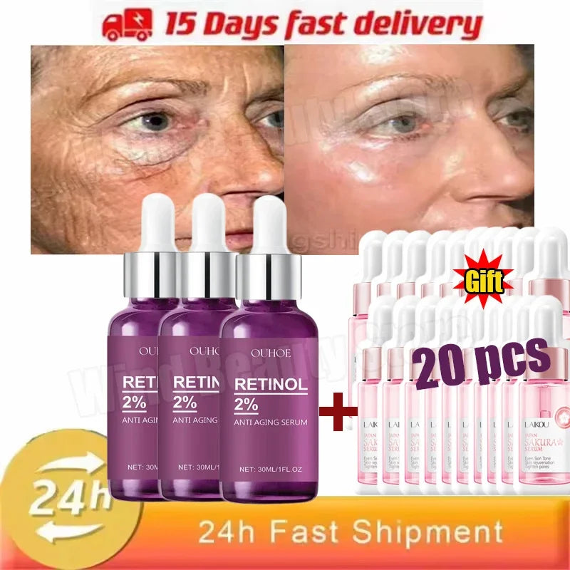 Sérum Visage Rétinol — Anti-Rides & Lissant Puissant