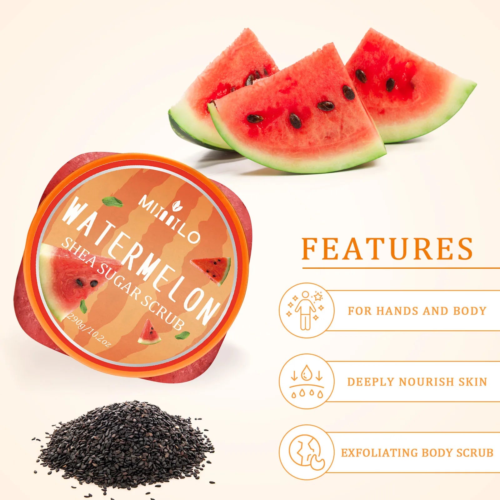 Gommage au Sucre & Karité — Soin Exfoliant Luxueux pour le Corps