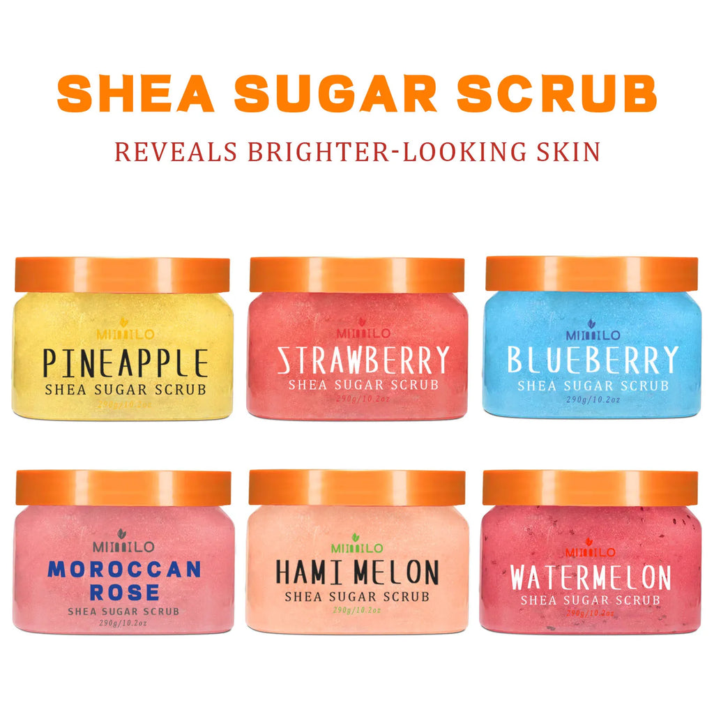 Gommage au Sucre & Karité — Soin Exfoliant Luxueux pour le Corps