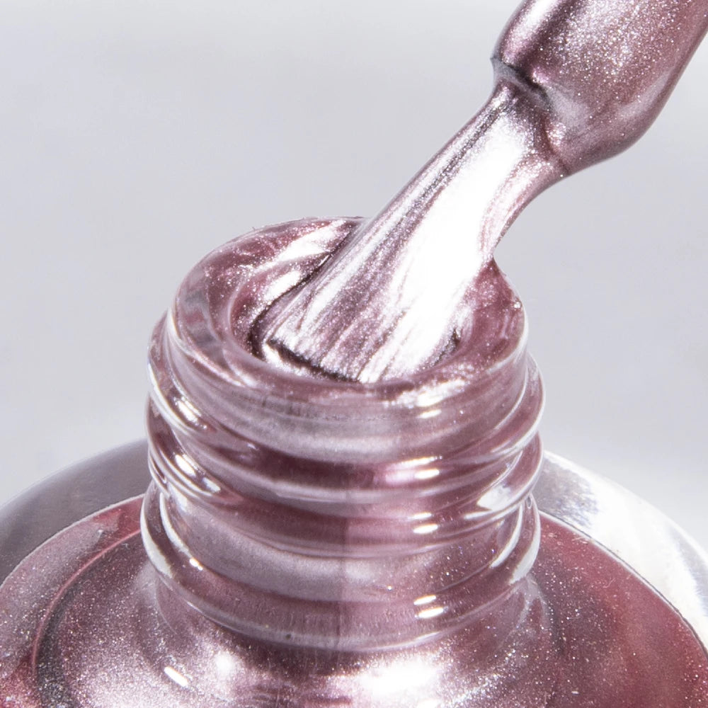Vernis à Ongles Métallique Or Rose — Séchage Rapide & Effet Miroir