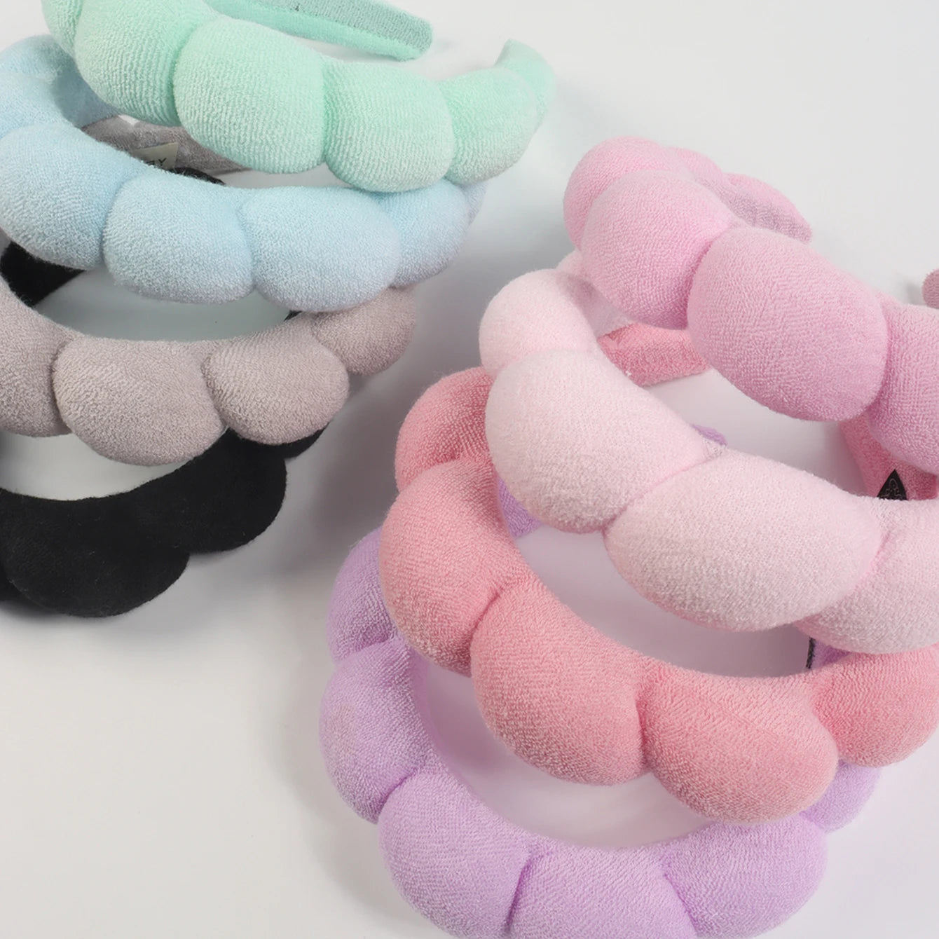 Bandeaux & Chouchous Microfibre pour Soin du Visage — Lot de 1/3