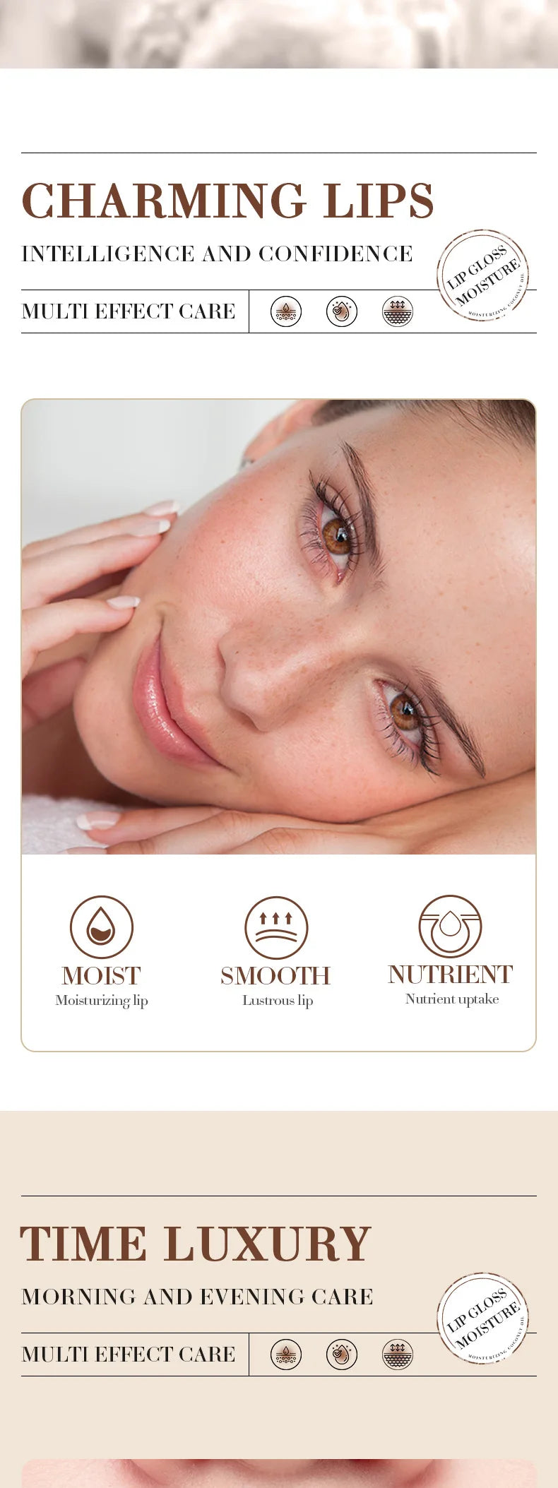 Baume à Lèvres à la Noix de Coco — Hydratation Longue Durée Homme & Femme