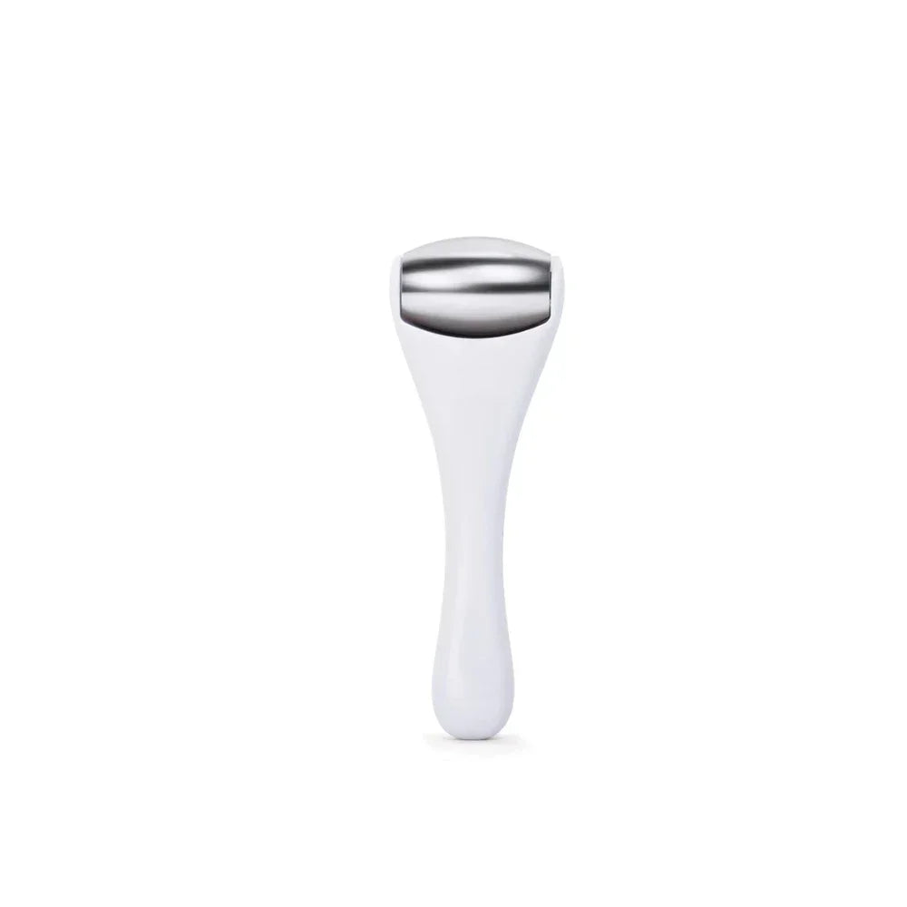 Rouleau de glace pour massage facial – Masseur en acier inoxydable, soulagement des poches, anti-rides, soin de la peau
