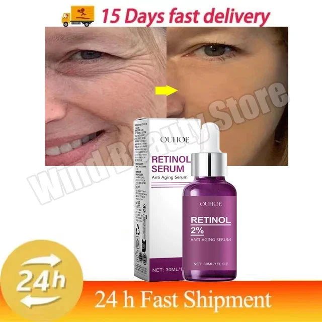 Sérum Visage Rétinol — Anti-Rides & Lissant Puissant