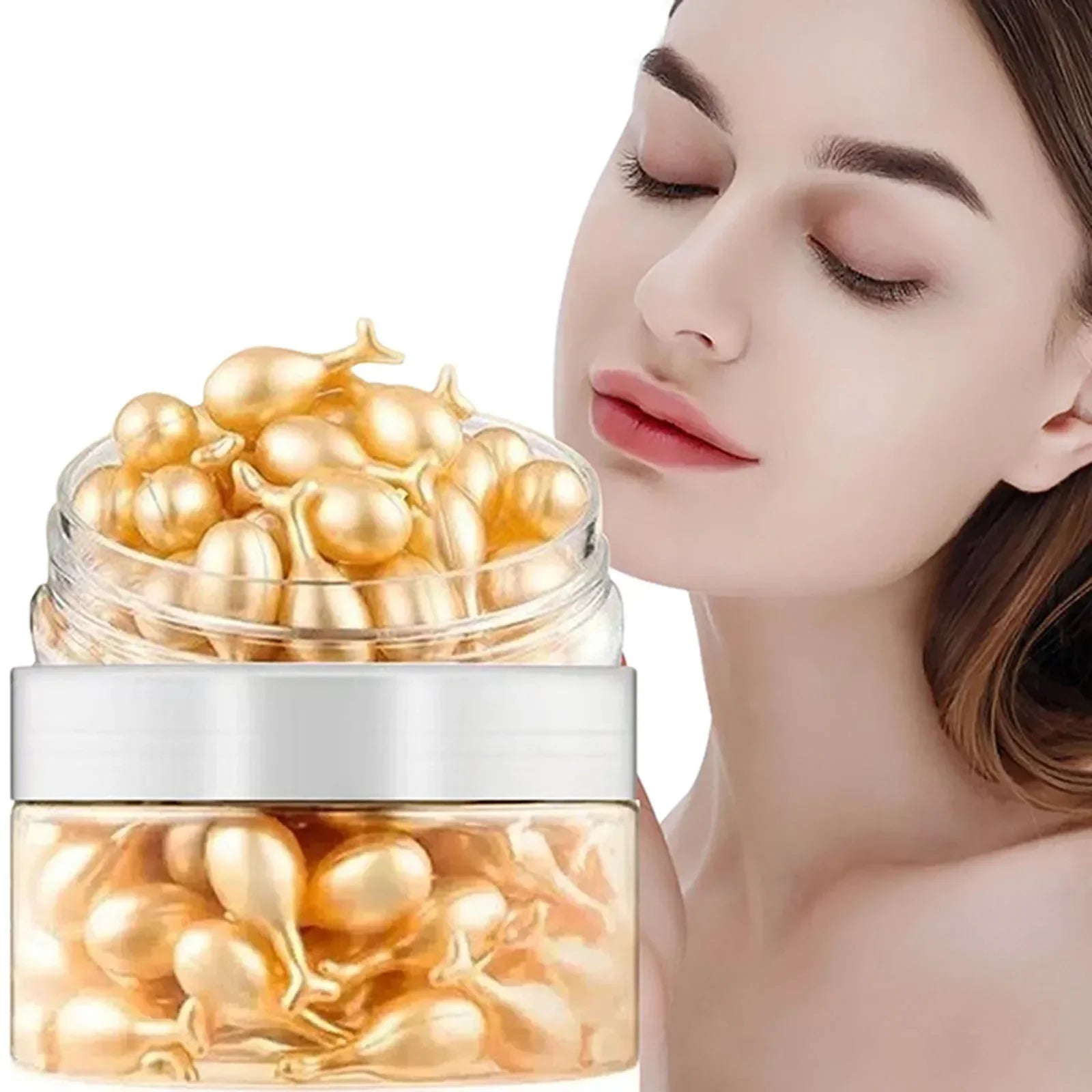 Capsules Sérum Collagène Visage 50 pcs — Anti-Âge & Éclat