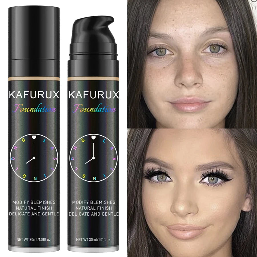 Fond de Teint Liquide 8 Teintes — Couvrance Parfaite & Longue Tenue