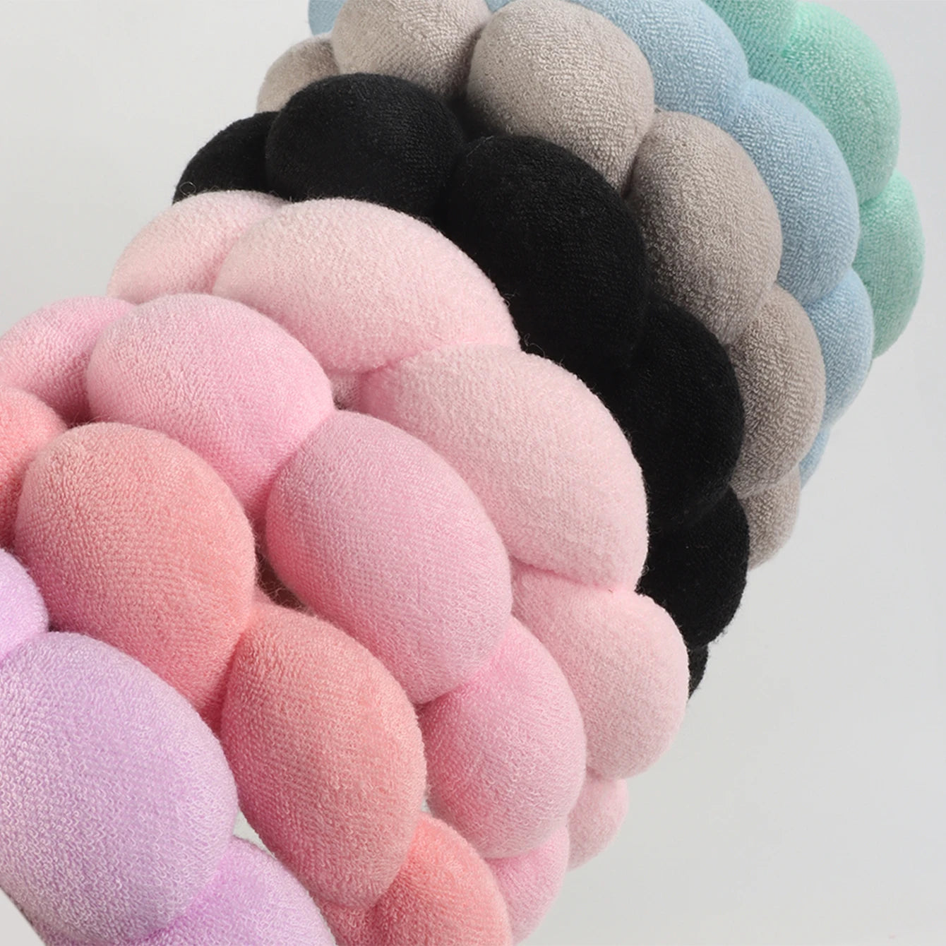 Bandeaux & Chouchous Microfibre pour Soin du Visage — Lot de 1/3