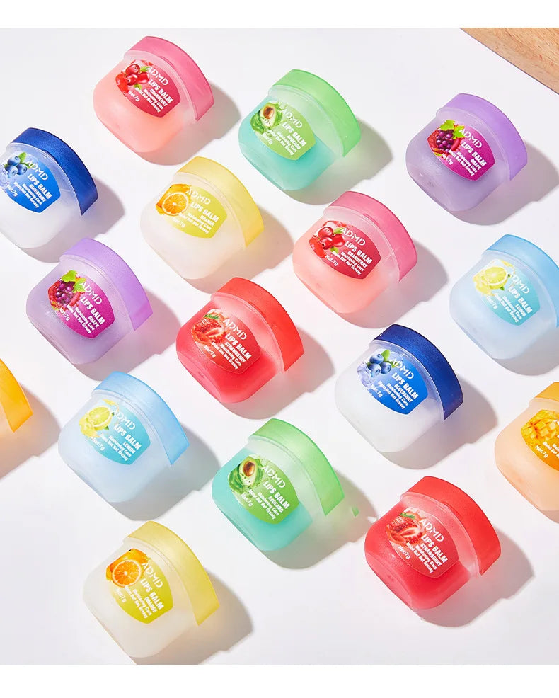 Coffret 8 Baumes à Lèvres Fruités — Hydratation & Soin Anti-Gérures