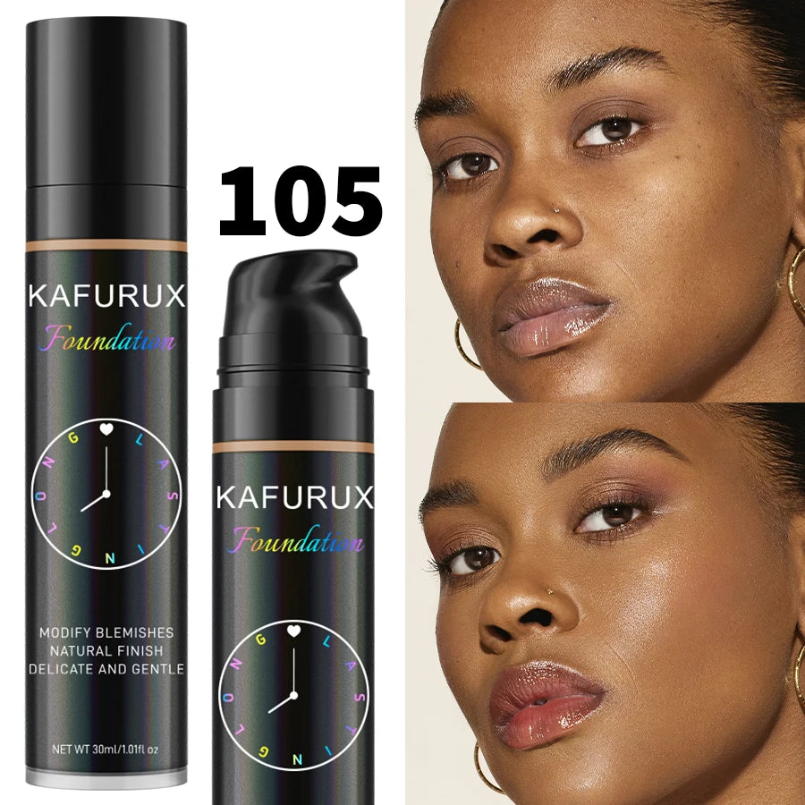 Fond de Teint Liquide 8 Teintes — Couvrance Parfaite & Longue Tenue