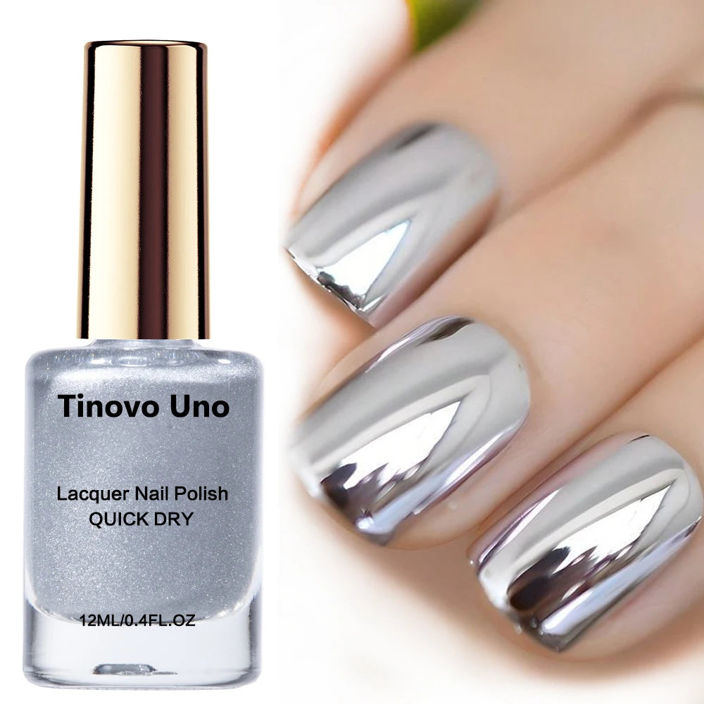 Vernis à Ongles Métallique Or Rose — Séchage Rapide & Effet Miroir