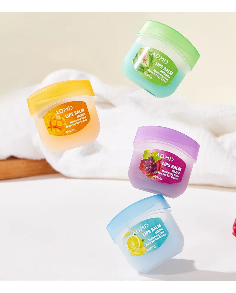 Coffret 8 Baumes à Lèvres Fruités — Hydratation & Soin Anti-Gérures