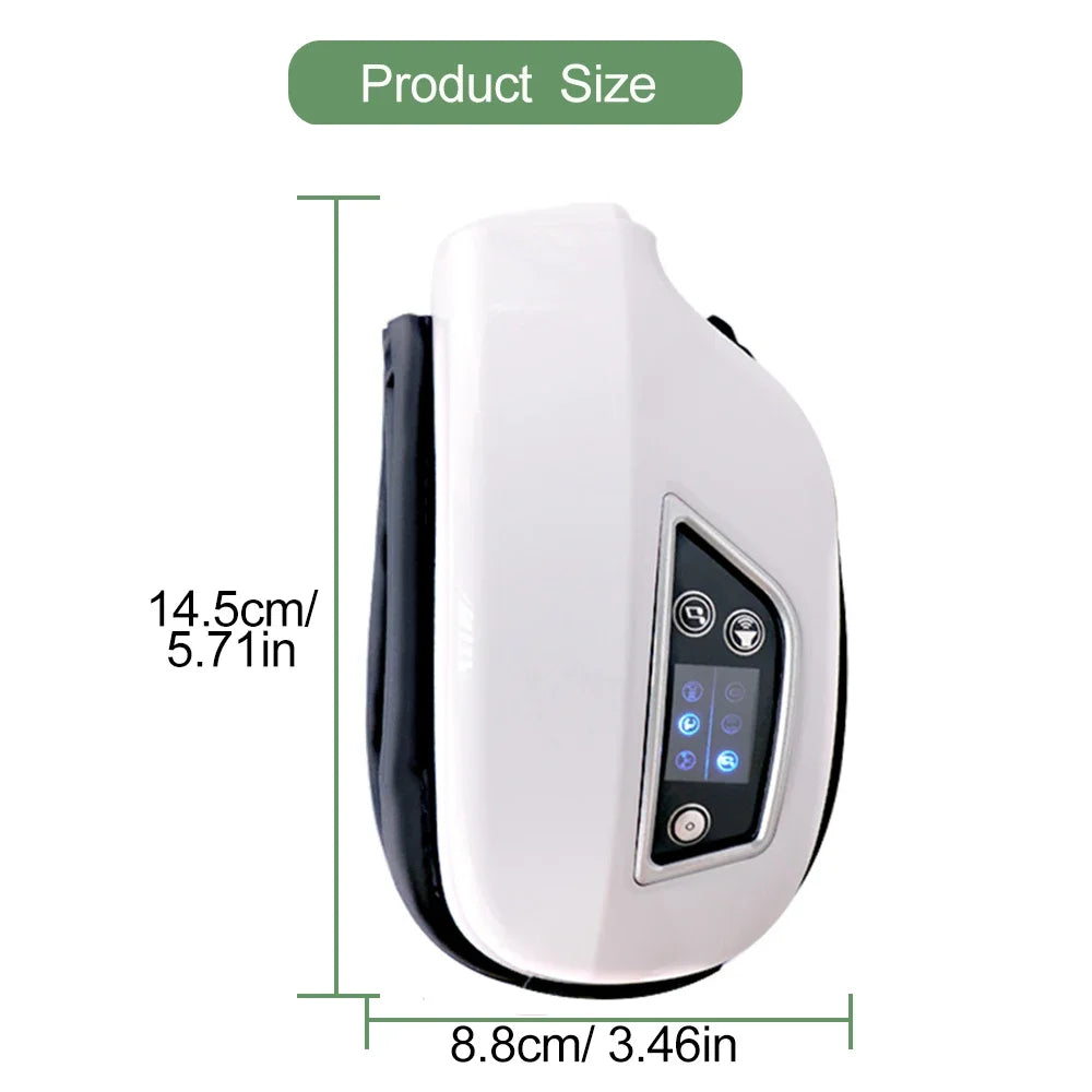 Masseur Oculaire Intelligent Pliable — Vibration, Compression & Musique Bluetooth