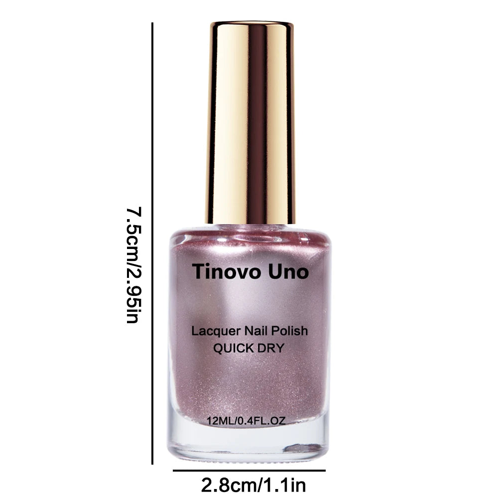 Vernis à Ongles Métallique Or Rose — Séchage Rapide & Effet Miroir