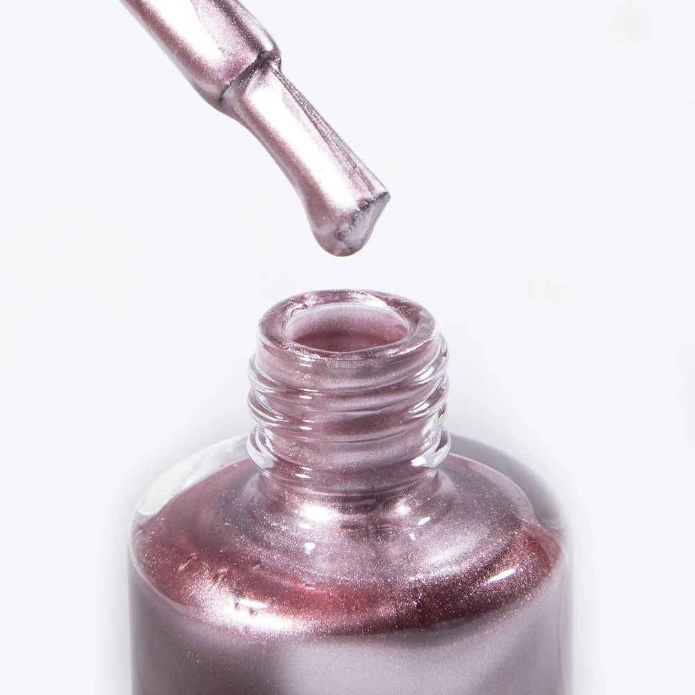 Vernis à Ongles Métallique Or Rose — Séchage Rapide & Effet Miroir