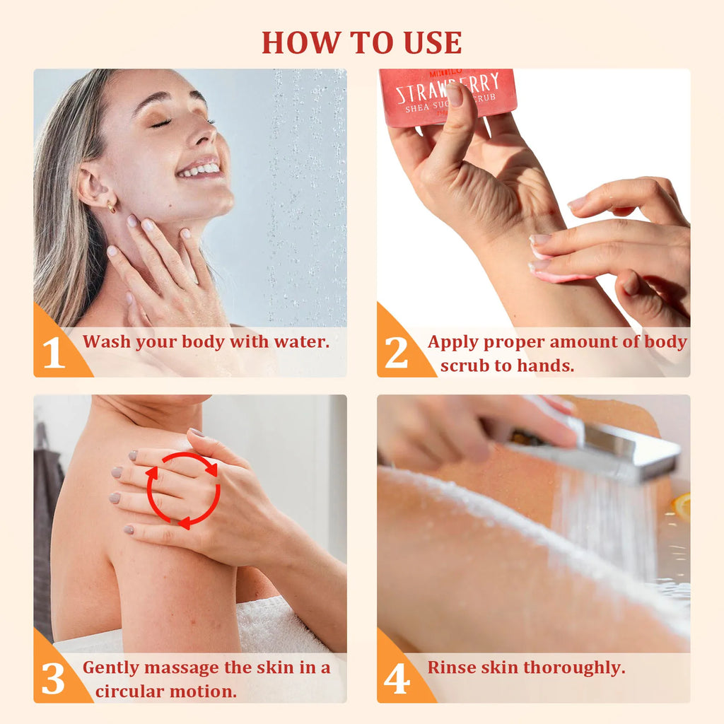 Gommage au Sucre & Karité — Soin Exfoliant Luxueux pour le Corps