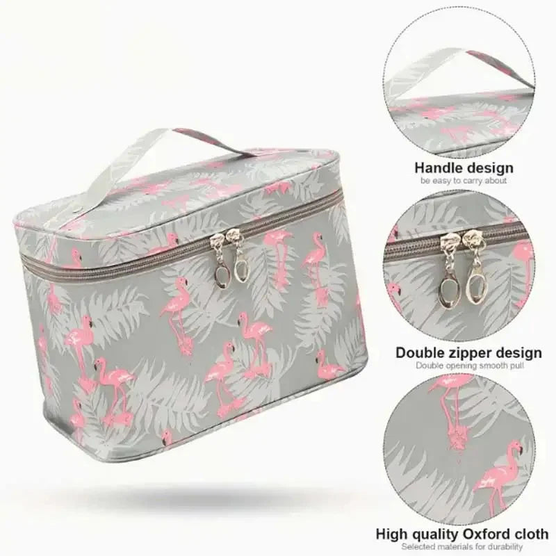 Trousse de Maquillage Grande Capacité — Organisateur Voyage & Maison