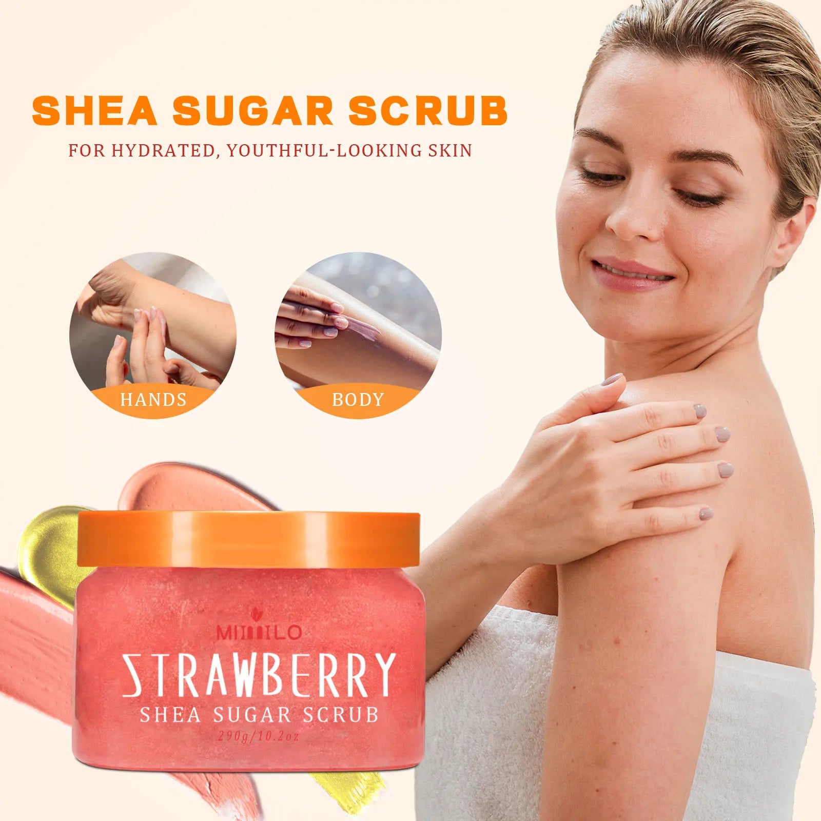 Gommage au Sucre & Karité — Soin Exfoliant Luxueux pour le Corps