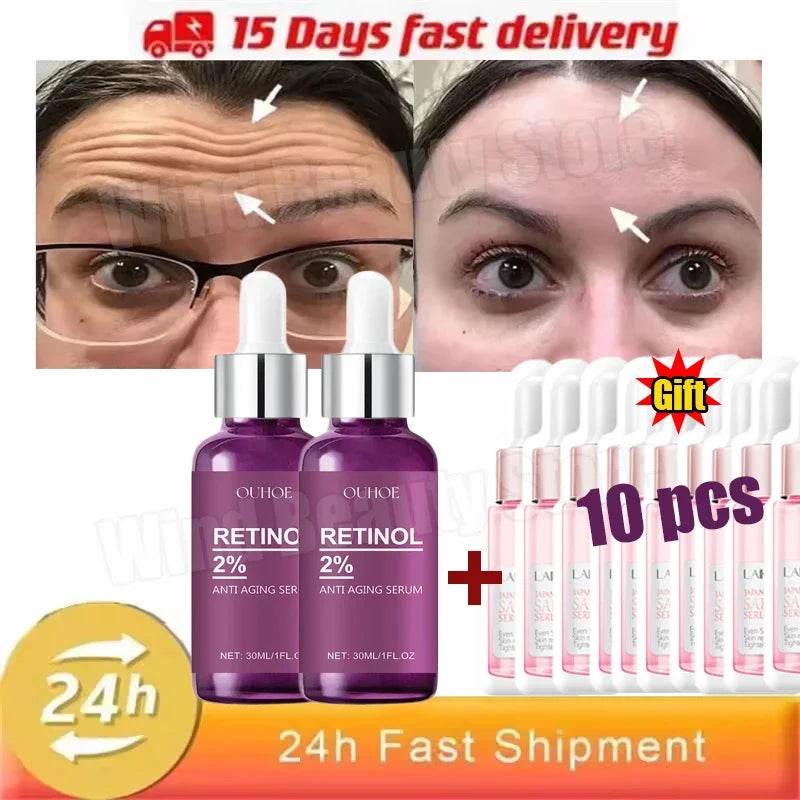 Sérum Visage Rétinol — Anti-Rides & Lissant Puissant