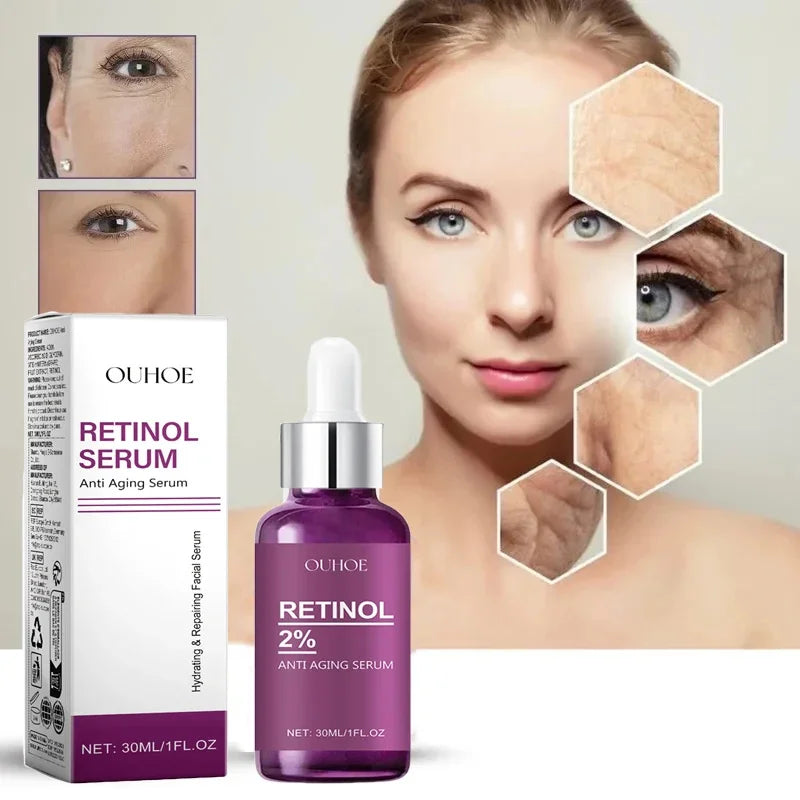 Sérum Visage Rétinol — Anti-Rides & Lissant Puissant