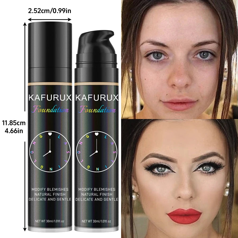 Fond de Teint Liquide 8 Teintes — Couvrance Parfaite & Longue Tenue