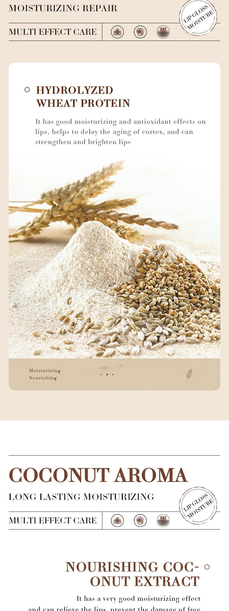 Baume à Lèvres à la Noix de Coco — Hydratation Longue Durée Homme & Femme