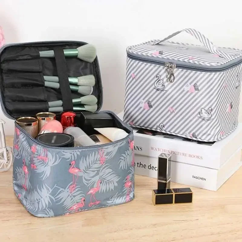 Trousse de Maquillage Grande Capacité — Organisateur Voyage & Maison