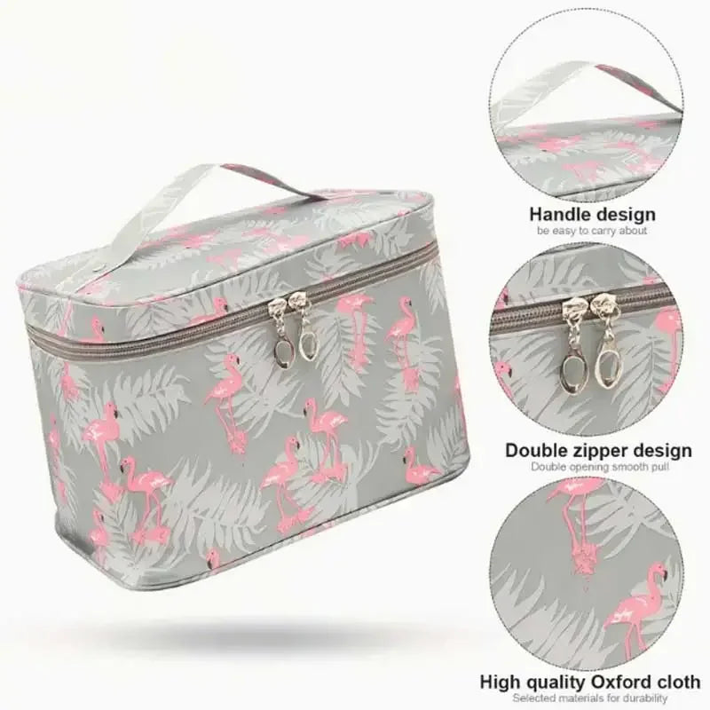 Trousse de Maquillage Grande Capacité — Organisateur Voyage & Maison