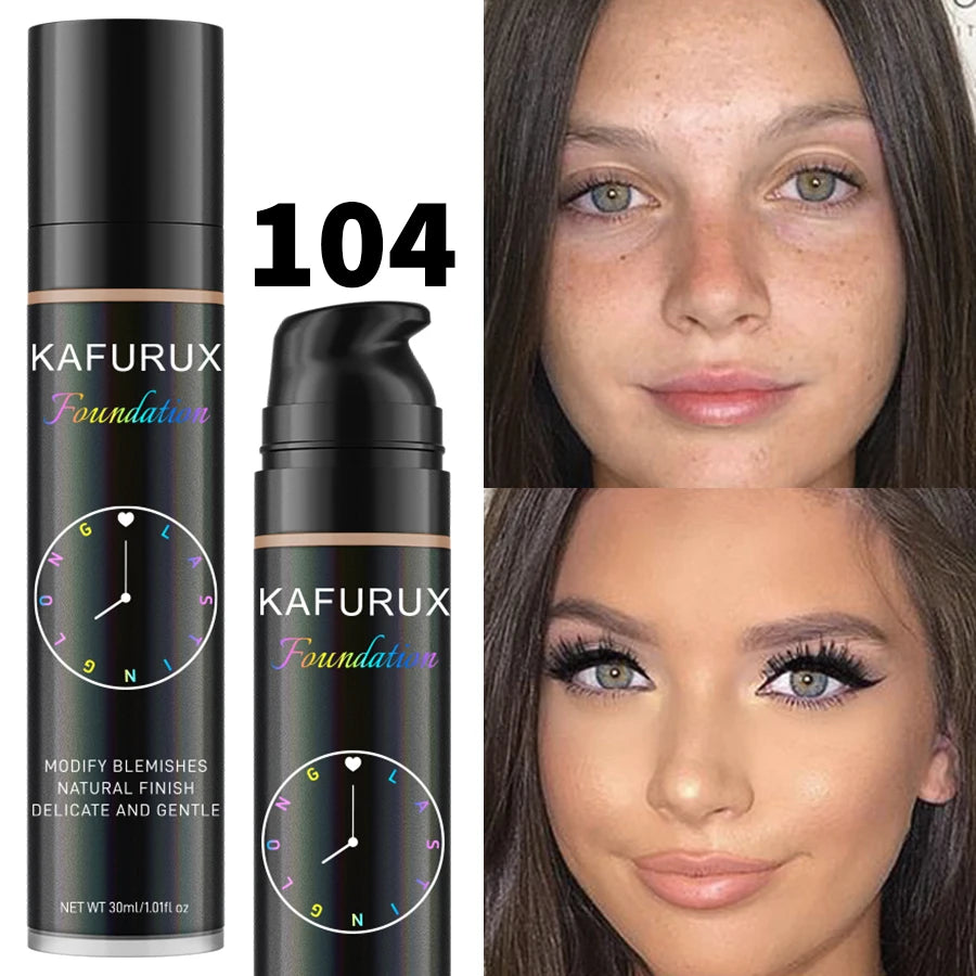 Fond de Teint Liquide 8 Teintes — Couvrance Parfaite & Longue Tenue
