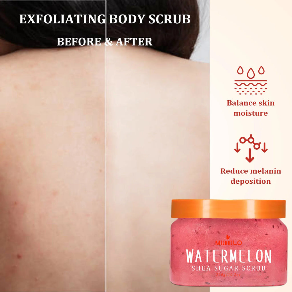 Gommage au Sucre & Karité — Soin Exfoliant Luxueux pour le Corps