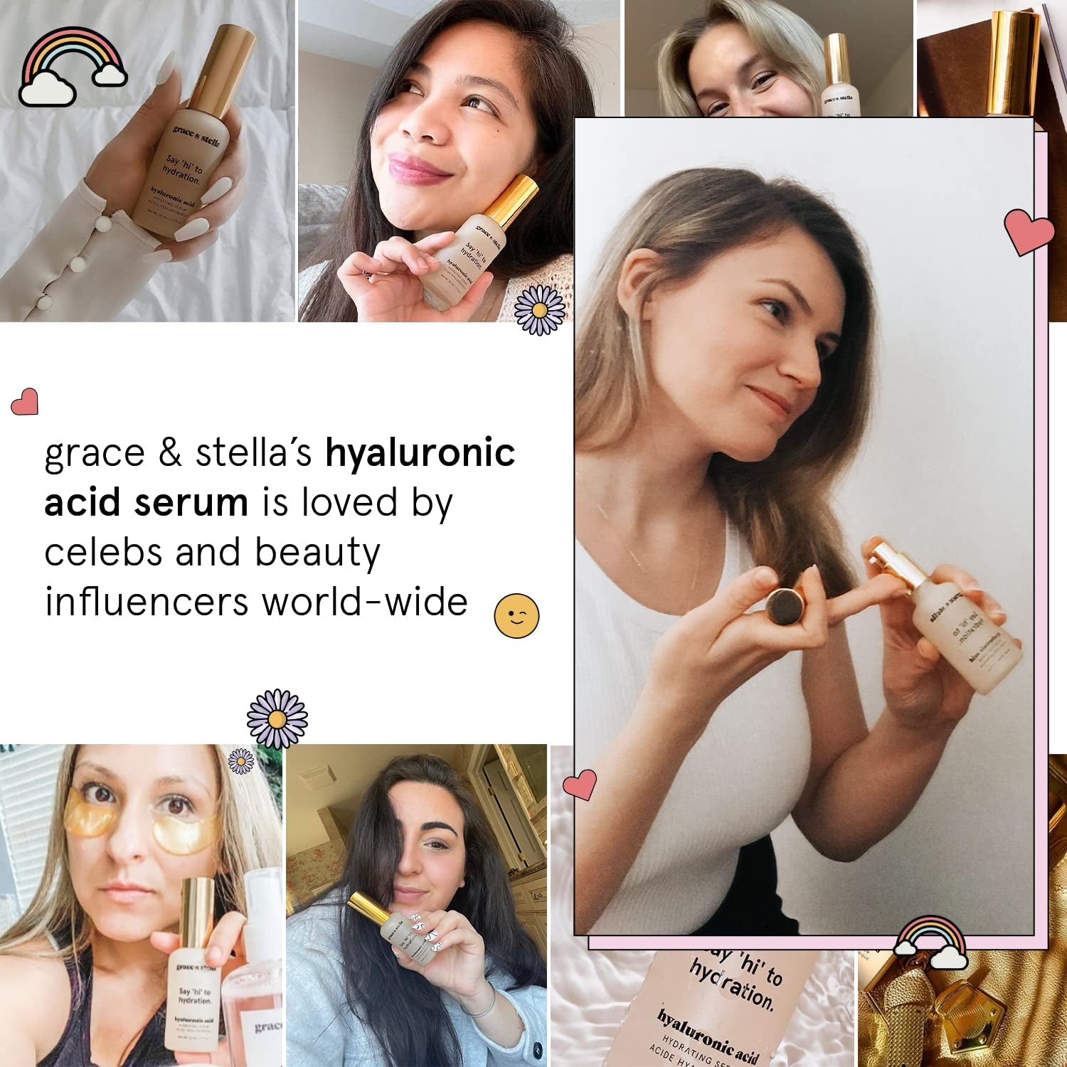 Award Winning Hyaluronic Acid Serum (50Ml/1.7 Fl Oz) Hydrating Hyaluronic Acid Serum for Face - Acido Hialuronico for Women - Remove Fine Lines, Wrinkles, anti Aging - Vegan Skincare