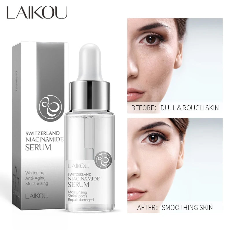 Nicotinamide Serum Whitening Face Serum Ampoule Essence Moisturizing Anti-Aging Anti-Wrinkle Shrink Pores Skin Care Serum